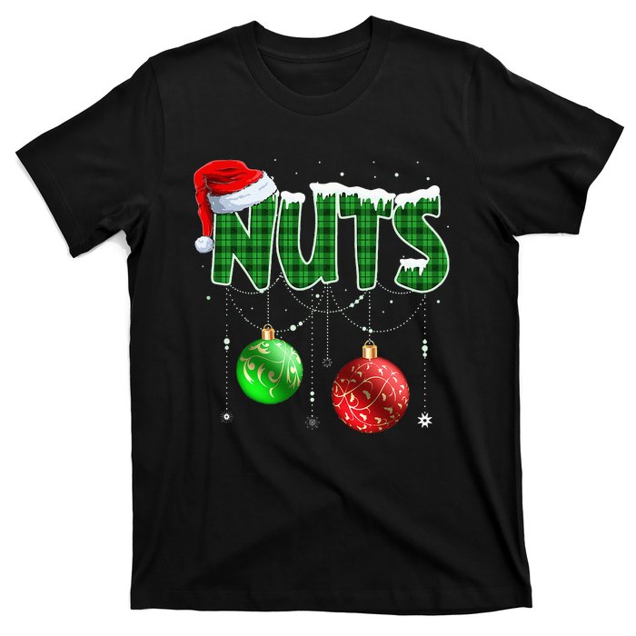 Chestnuts Matching Family Funny Chest Nuts Christmas Couples T-Shirt