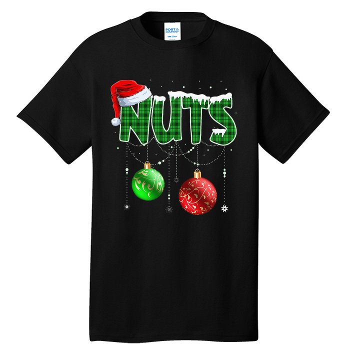 Chestnuts Matching Family Funny Chest Nuts Christmas Couples Tall T-Shirt