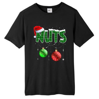 Chestnuts Matching Family Funny Chest Nuts Christmas Couples Tall Fusion ChromaSoft Performance T-Shirt