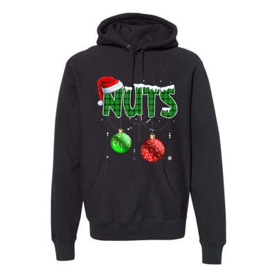 Chestnuts Matching Family Funny Chest Nuts Christmas Couples Premium Hoodie