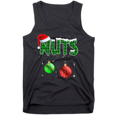 Chestnuts Matching Family Funny Chest Nuts Christmas Couples Tank Top