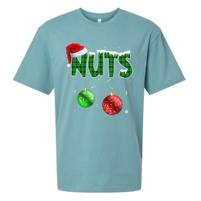 Chestnuts Matching Family Funny Chest Nuts Christmas Couples Sueded Cloud Jersey T-Shirt