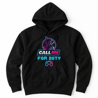 Call Me For Duty, Console Gaming Arcade Winning Mood Hoodie