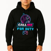 Call Me For Duty, Console Gaming Arcade Winning Mood Hoodie