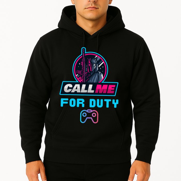 Call Me For Duty, Console Gaming Arcade Winning Mood Hoodie