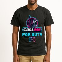 Call Me For Duty, Console Gaming Arcade Winning Mood Tall T-Shirt