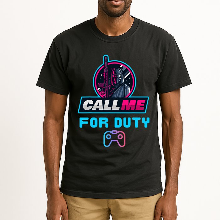 Call Me For Duty, Console Gaming Arcade Winning Mood Tall T-Shirt