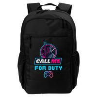 Call Me For Duty, Console Gaming Arcade Winning Mood Backpack