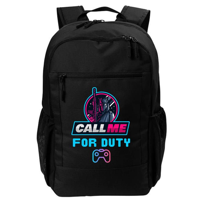 Call Me For Duty, Console Gaming Arcade Winning Mood Backpack