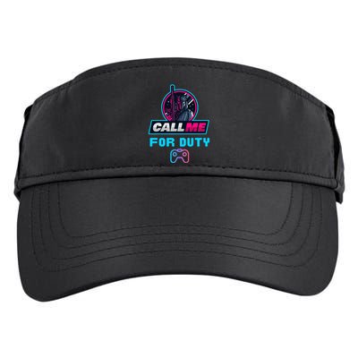 Call Me For Duty, Console Gaming Arcade Winning Mood Adult Drive Performance Visor