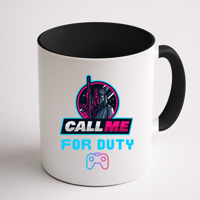 Call Me For Duty, Console Gaming Arcade Winning Mood Mug