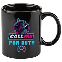 Call Me For Duty, Console Gaming Arcade Winning Mood 11oz C Handle Ceramic Mug