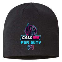 Call Me For Duty, Console Gaming Arcade Winning Mood Sustainable Beanie
