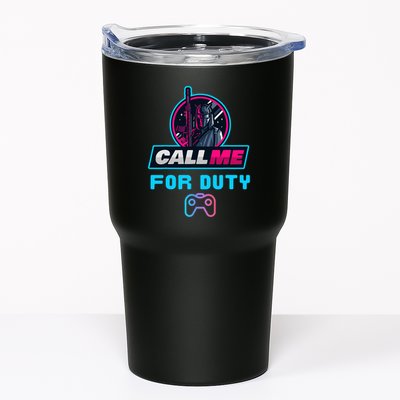 Call Me For Duty, Console Gaming Arcade Winning Mood Tumbler