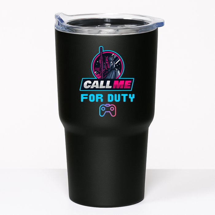 Call Me For Duty, Console Gaming Arcade Winning Mood Tumbler