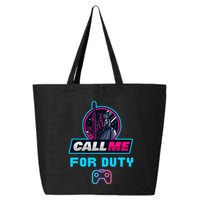Call Me For Duty, Console Gaming Arcade Winning Mood 25L Jumbo Tote