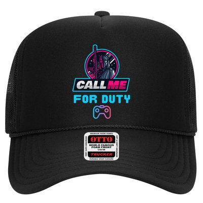 Call Me For Duty, Console Gaming Arcade Winning Mood Trucker Hat