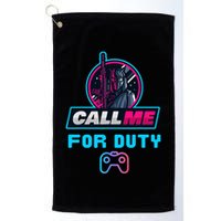 Call Me For Duty, Console Gaming Arcade Winning Mood Golf Towel