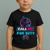Call Me For Duty, Console Gaming Arcade Winning Mood Toddler T-Shirt