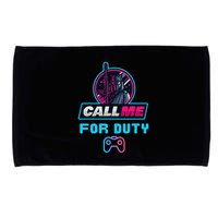 Call Me For Duty, Console Gaming Arcade Winning Mood Microfiber Hand Towel
