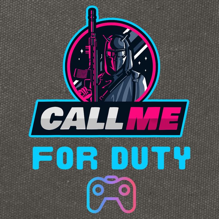 Call Me For Duty, Console Gaming Arcade Winning Mood Cotton Canvas Backpack