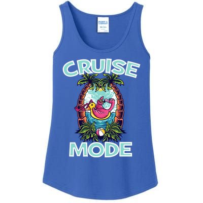 Cruise Mode Family Vacation Funny Ship Cruising Gift Ladies Essential Tank