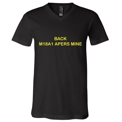 Claymore Mine Front Toward Enemy Military V-Neck T-Shirt