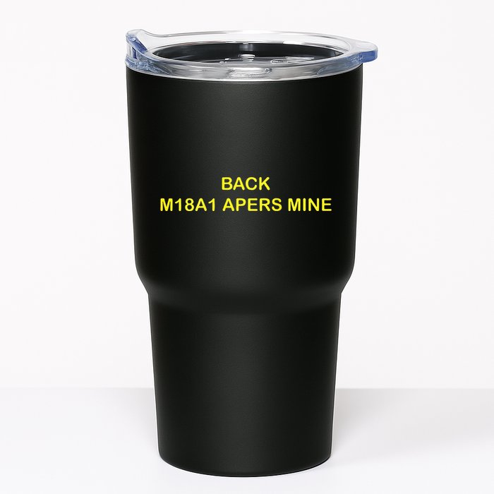 Claymore Mine Front Toward Enemy Military Tumbler