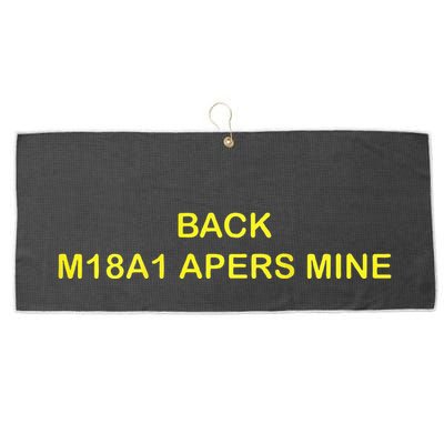 Claymore Mine Front Toward Enemy Military Large Microfiber Waffle Golf Towel