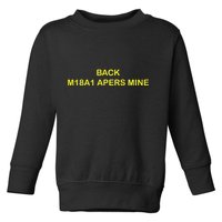 Claymore Mine Front Toward Enemy Military Toddler Sweatshirt
