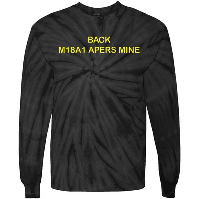 Claymore Mine Front Toward Enemy Military Tie-Dye Long Sleeve Shirt