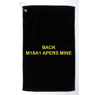 Claymore Mine Front Toward Enemy Military Golf Towel