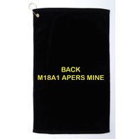 Claymore Mine Front Toward Enemy Military Golf Towel
