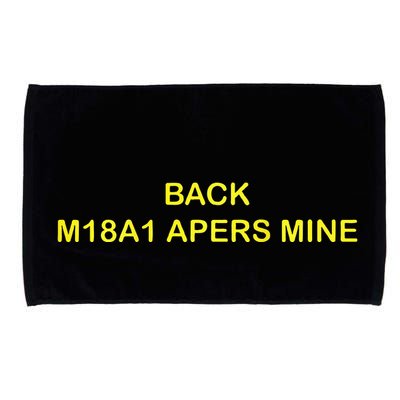 Claymore Mine Front Toward Enemy Military Microfiber Hand Towel