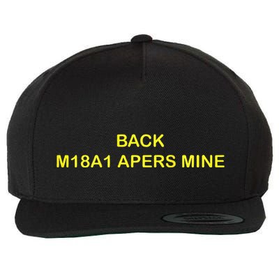 Claymore Mine Front Toward Enemy Military Wool Snapback Cap