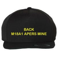 Claymore Mine Front Toward Enemy Military Wool Snapback Cap