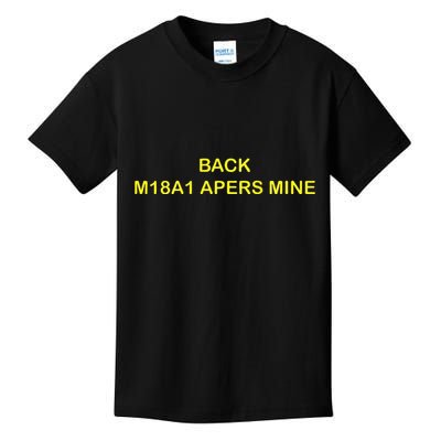 Claymore Mine Front Toward Enemy Military Kids T-Shirt