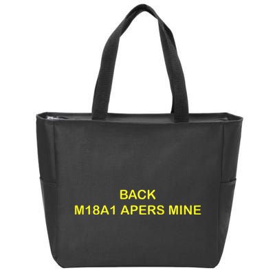 Claymore Mine Front Toward Enemy Military Zip Tote Bag