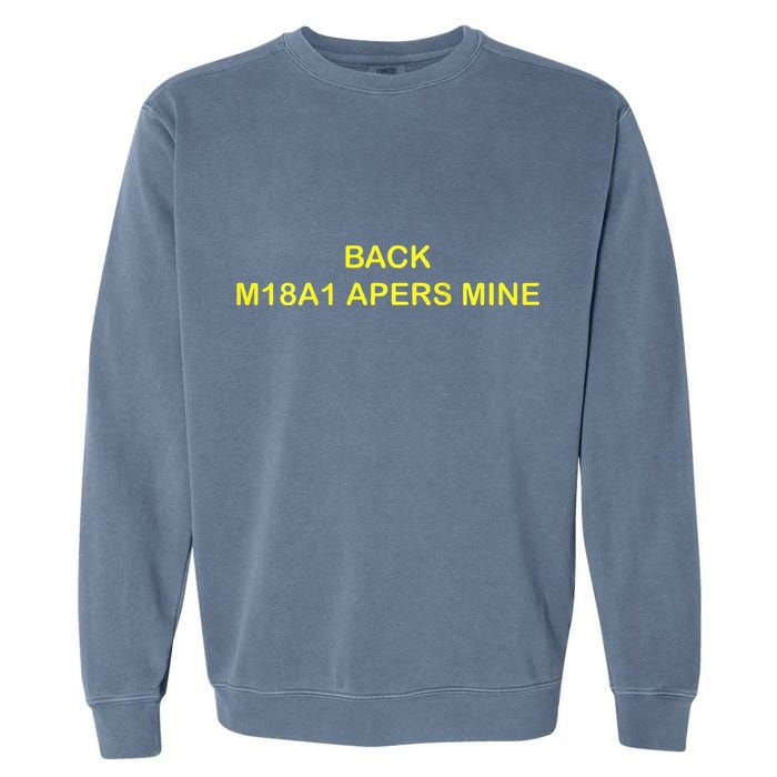 Claymore Mine Front Toward Enemy Military Garment-Dyed Sweatshirt