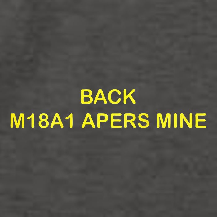Claymore Mine Front Toward Enemy Military Vector Backpack