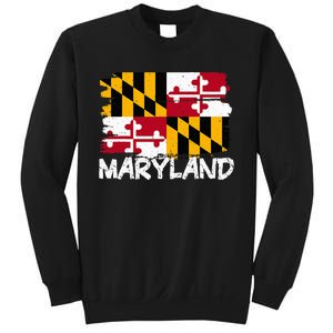 Cool Maryland Flag Sweatshirt