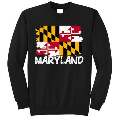 Cool Maryland Flag Sweatshirt