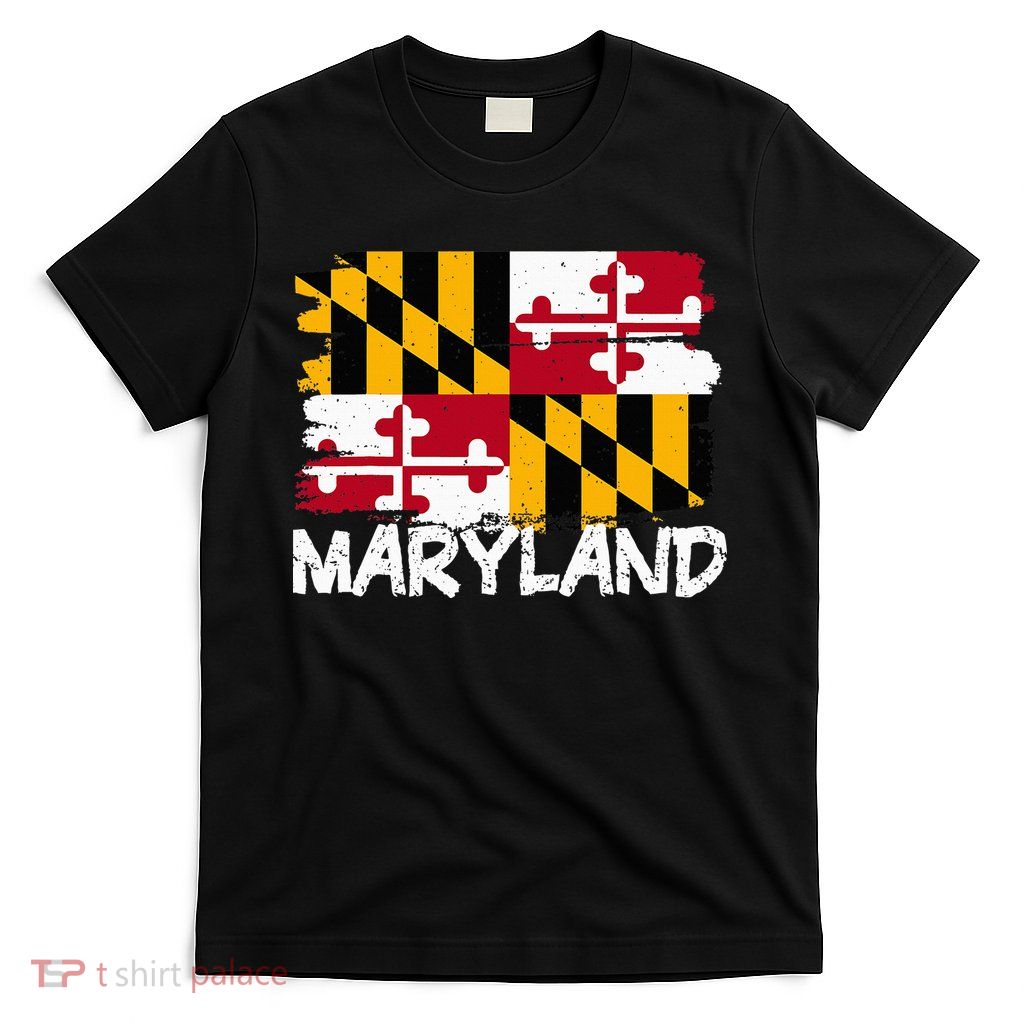 Cool Maryland Flag T-Shirt
