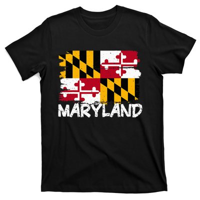 Cool Maryland Flag T-Shirt