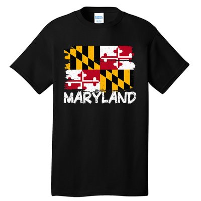 Cool Maryland Flag Tall T-Shirt