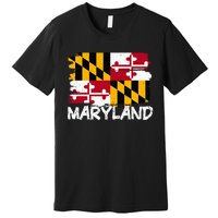 Cool Maryland Flag Premium T-Shirt