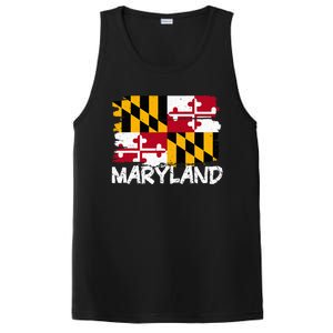 Cool Maryland Flag PosiCharge Competitor Tank