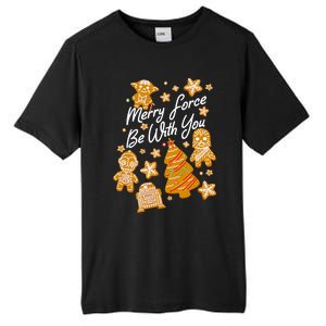 Christmas Merry Force Be With You Xmas Cookies Tall Fusion ChromaSoft Performance T-Shirt