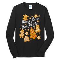 Christmas Merry Force Be With You Xmas Cookies Tall Long Sleeve T-Shirt