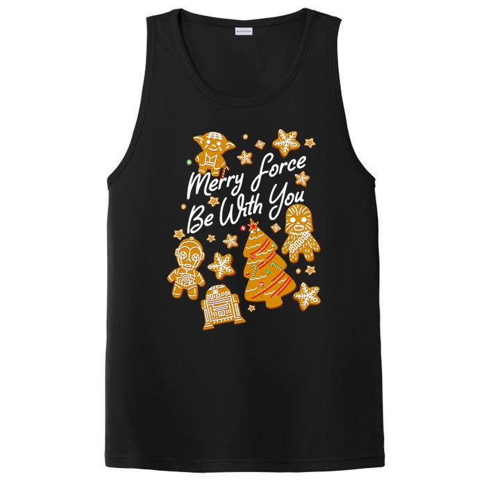 Christmas Merry Force Be With You Xmas Cookies PosiCharge Competitor Tank